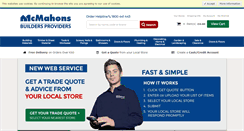 Desktop Screenshot of mcmahons.ie