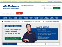 Tablet Screenshot of mcmahons.ie